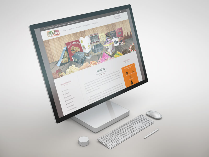 Aster Prints: Web Design & CRM