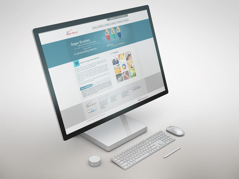 Sagar brush: Web Development & Template Design